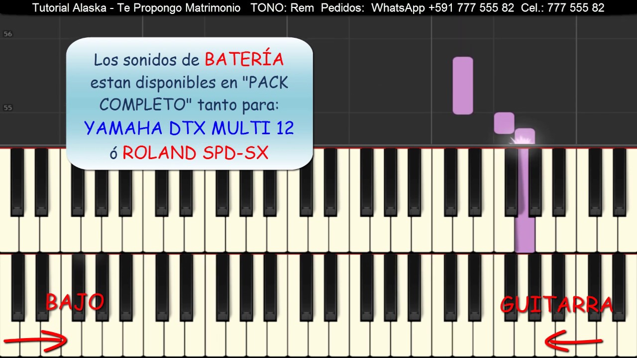 Tutorial ● Alaska ▷ Te propongo Matrimonio (TECLADO))✓✓✓