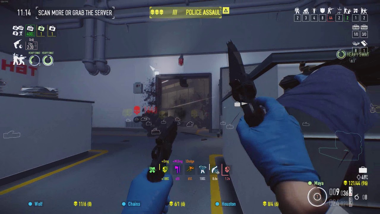 Payday 2 F2P pistol OD build