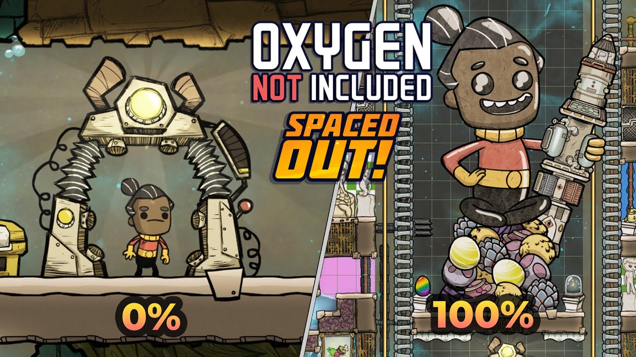 Tôi Phá Đảo 100% Thành Tựu Trong Oxygen Not Included: Spaced Out