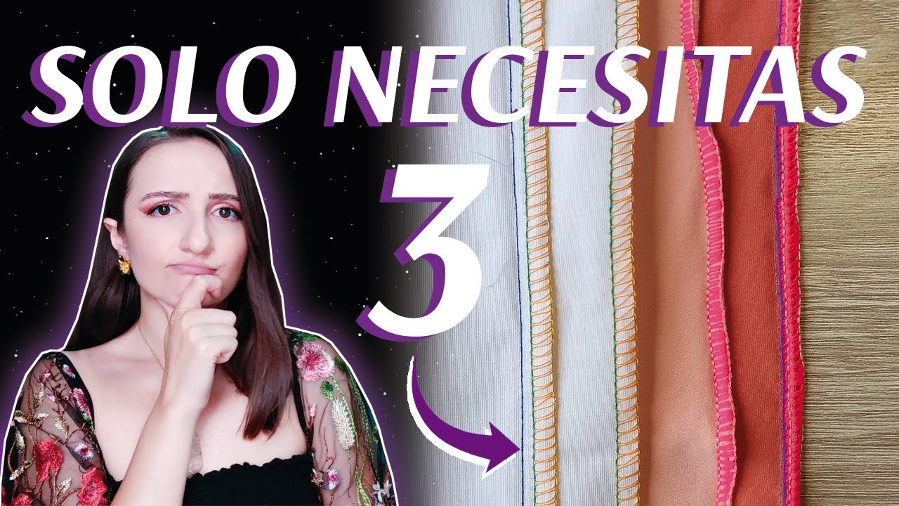 🤔 Puntadas OVERLOCK: Cómo y PARA QUÉ sirven!
