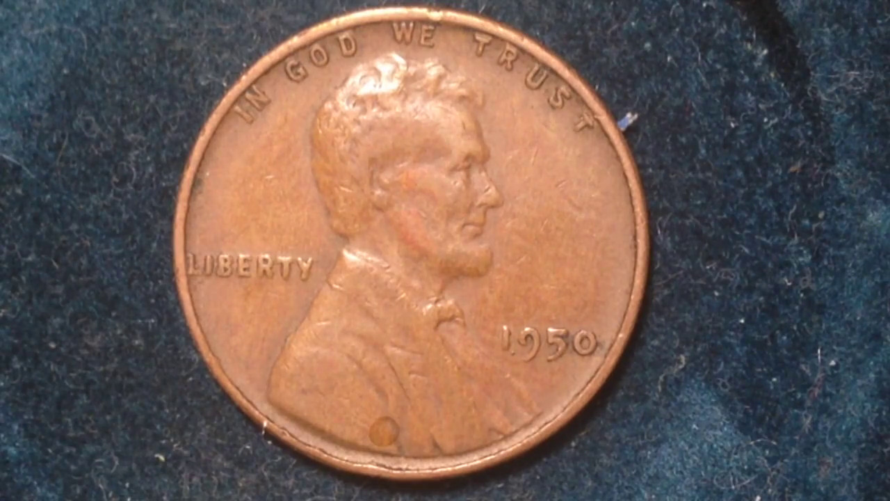 1950 Lincoln Wheat Penny (Mintage 273 Million)
