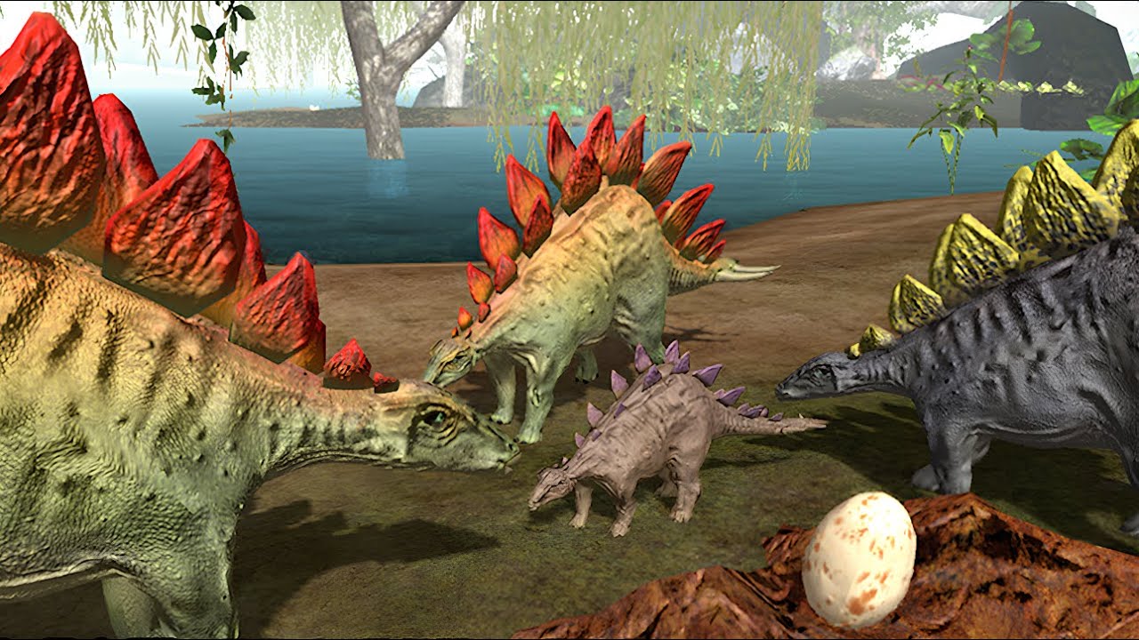 Stegosaurus VS All Boss - Ultimate Dinosaur Simulator (By Gluten Free Games)