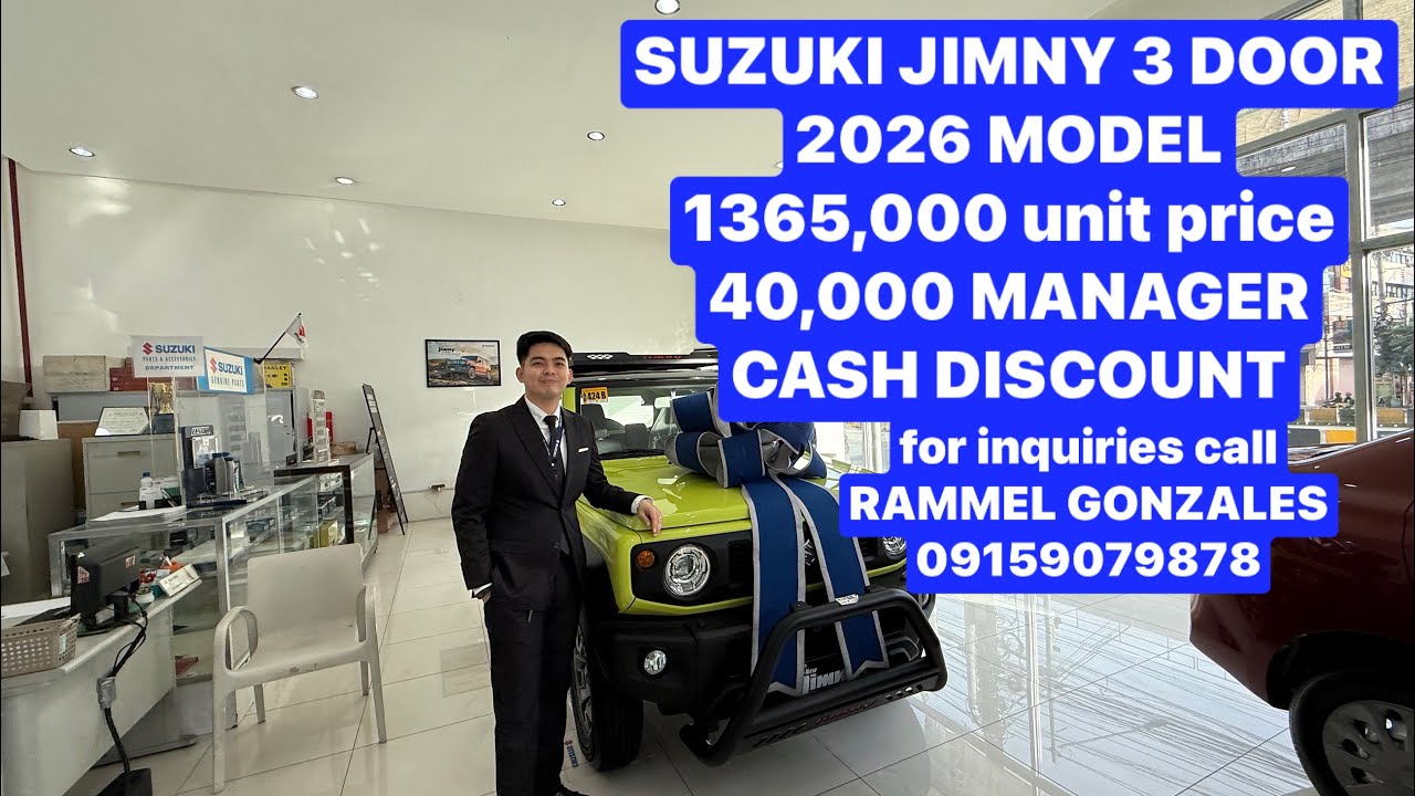 The best off-road car for 2026 SUZUKI JIMNY 3 DOOR JAPAN WITH MINOR CHANGES. #jimnyjapan 