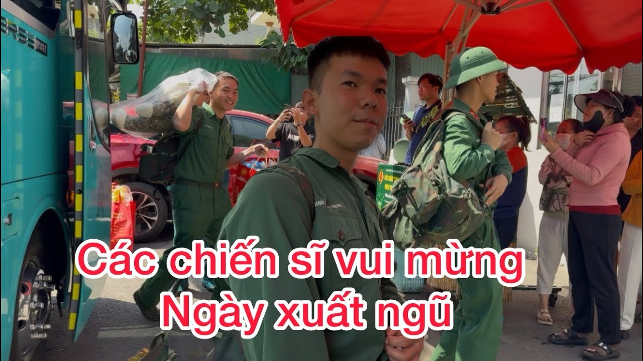 Toàn cảnh đón tiếp các chiến sĩ bộ đội ngày xuất ngũ tại phường dĩ an bình dương ngày 28-1-2026