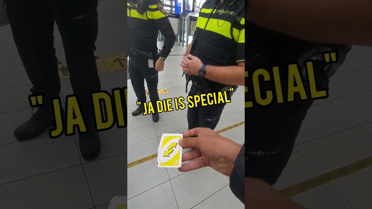 POLITIE BETRAPT OP ZWARTRIJDEN👮&zwj;♂️🚨 #grappig #prank #politie #utrecht
