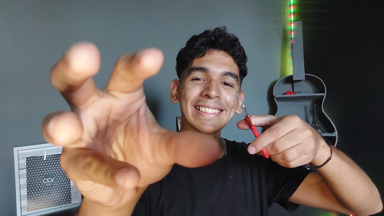 ASMR CASERO quitando y cortando tus problemas 💫✂️