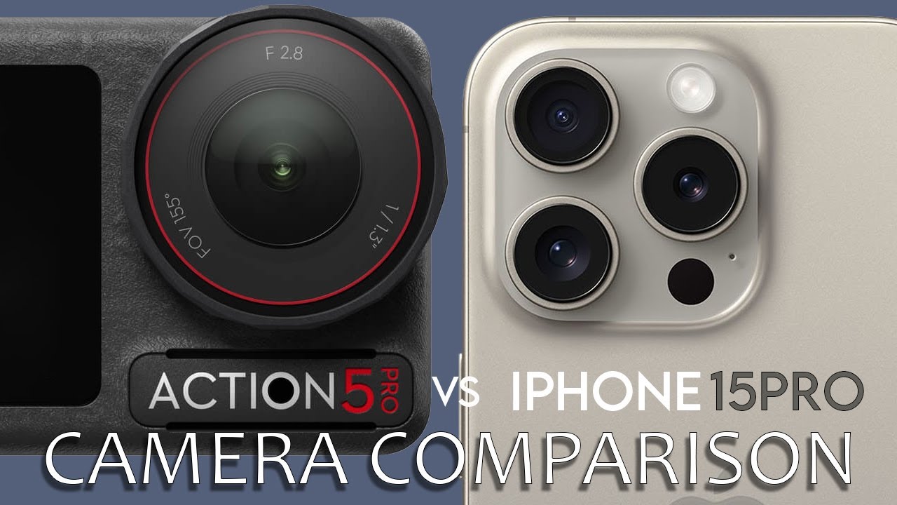 DJI Action 5 Pro vs iPhone 15 Pro Camera Comparison