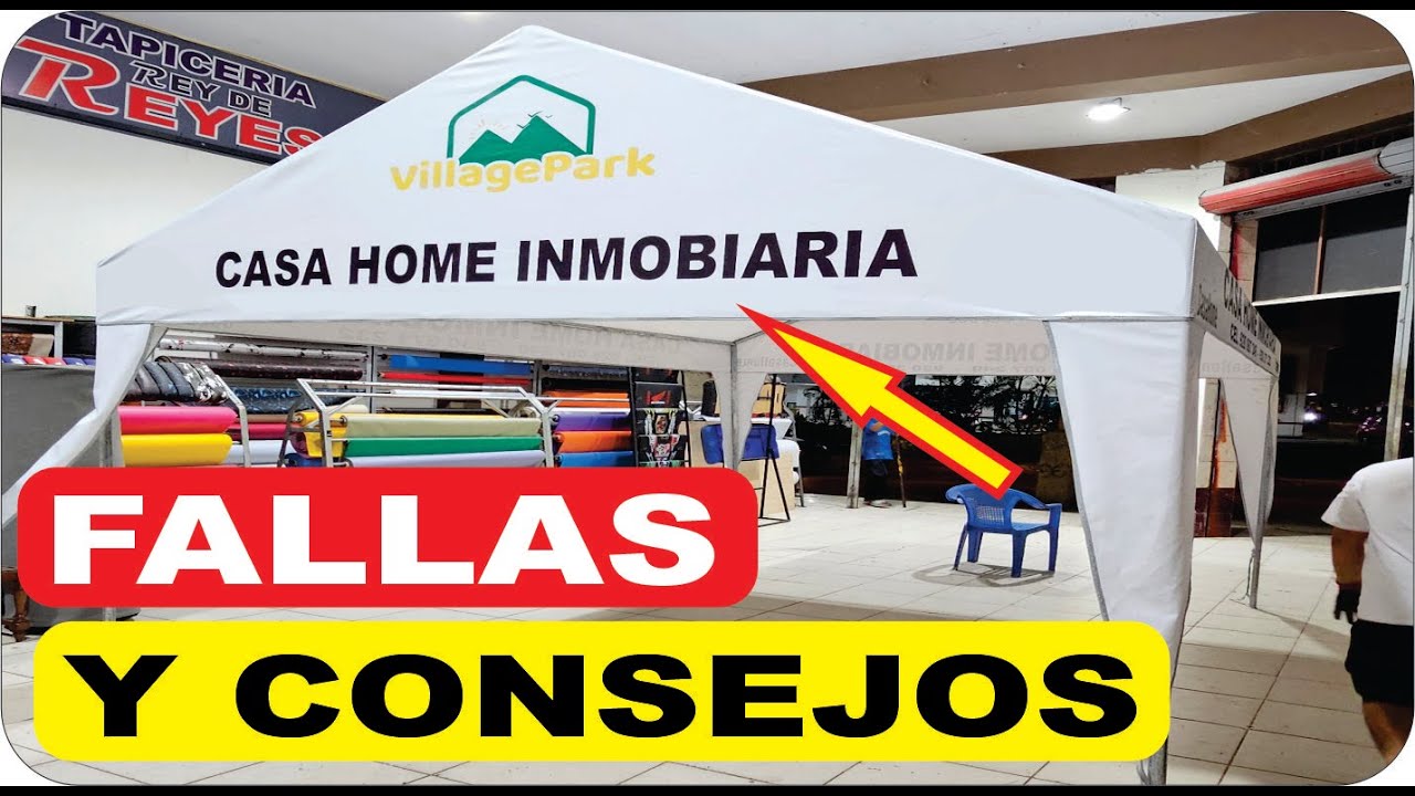 COMO HACER TOLDO Y SUS HERRORES