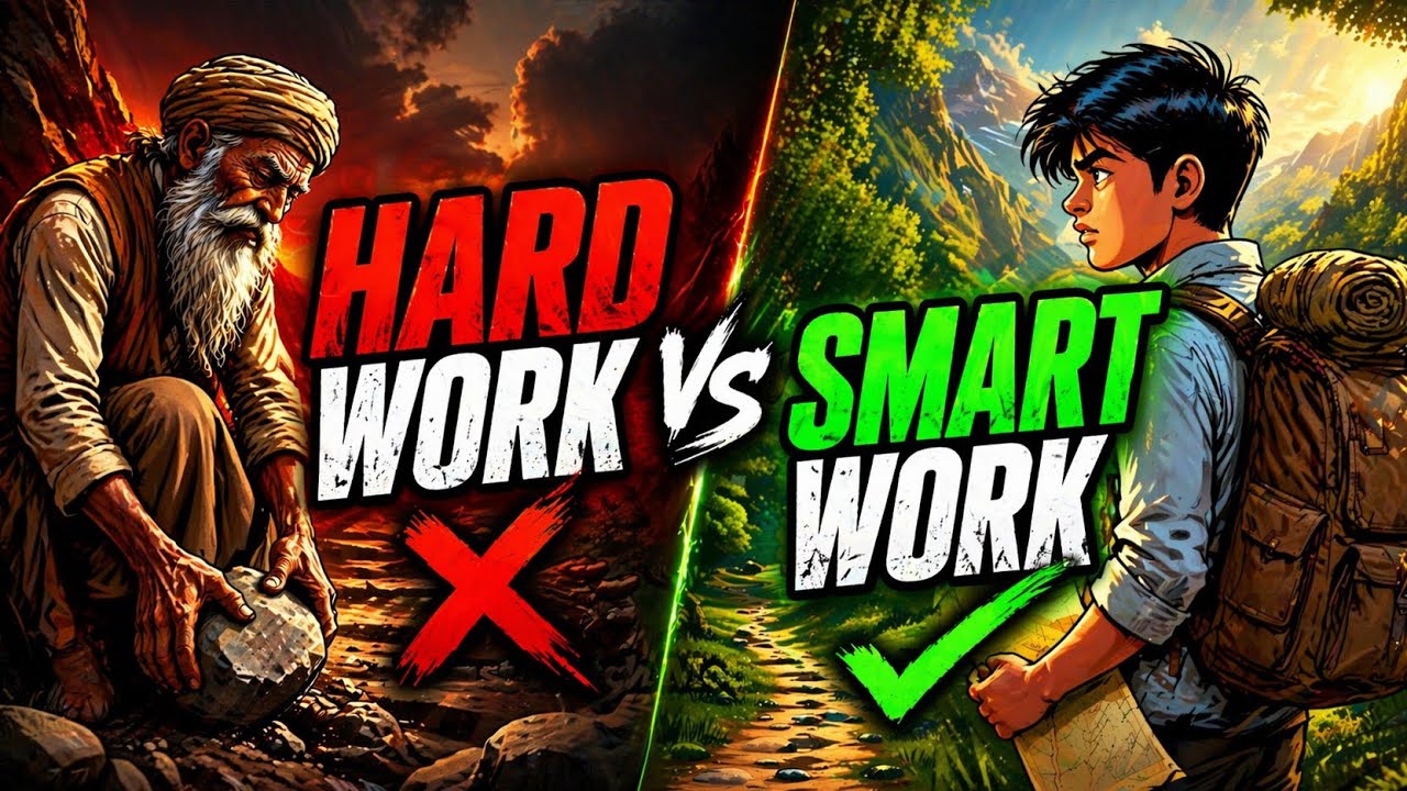 Hard Work vs Smart Work || Motivational Story with Powerful Life Lesson