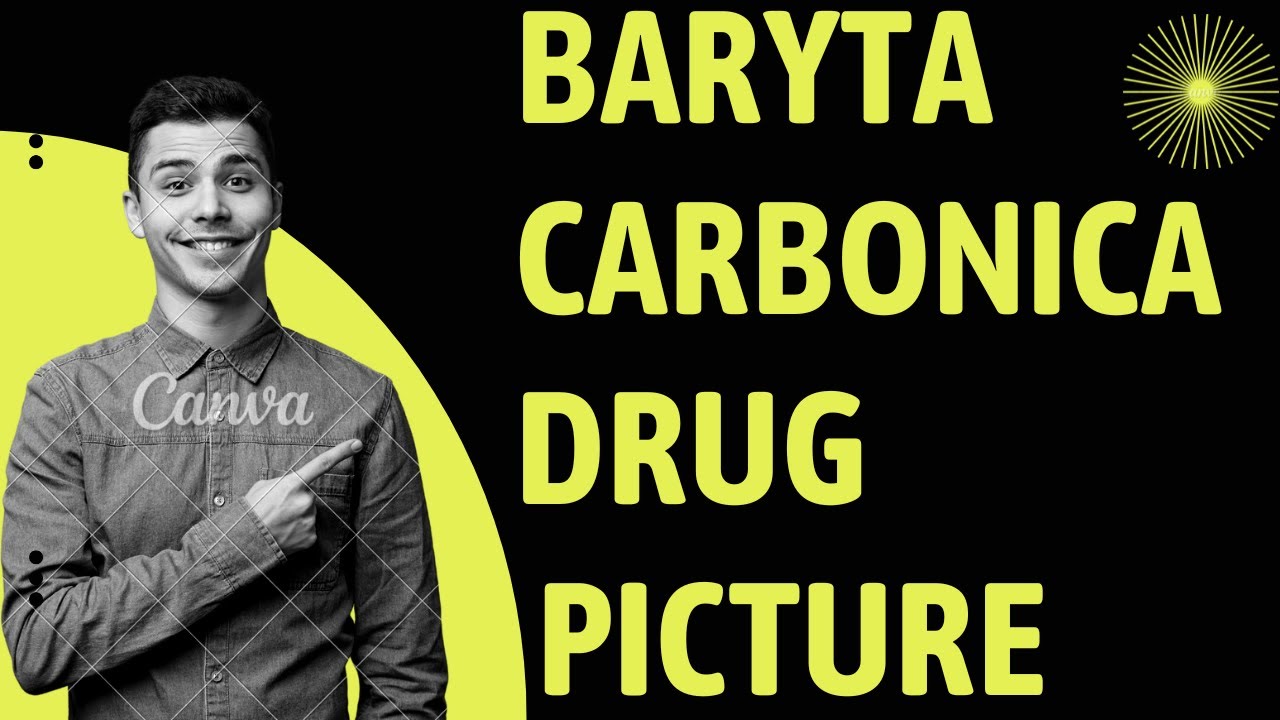BARYTA CARB DRUG PICTURE || BARYTA CARBONICA DRUG PICTURE !