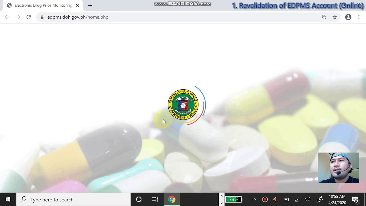 1  Revalidation of EDPMS Account Online