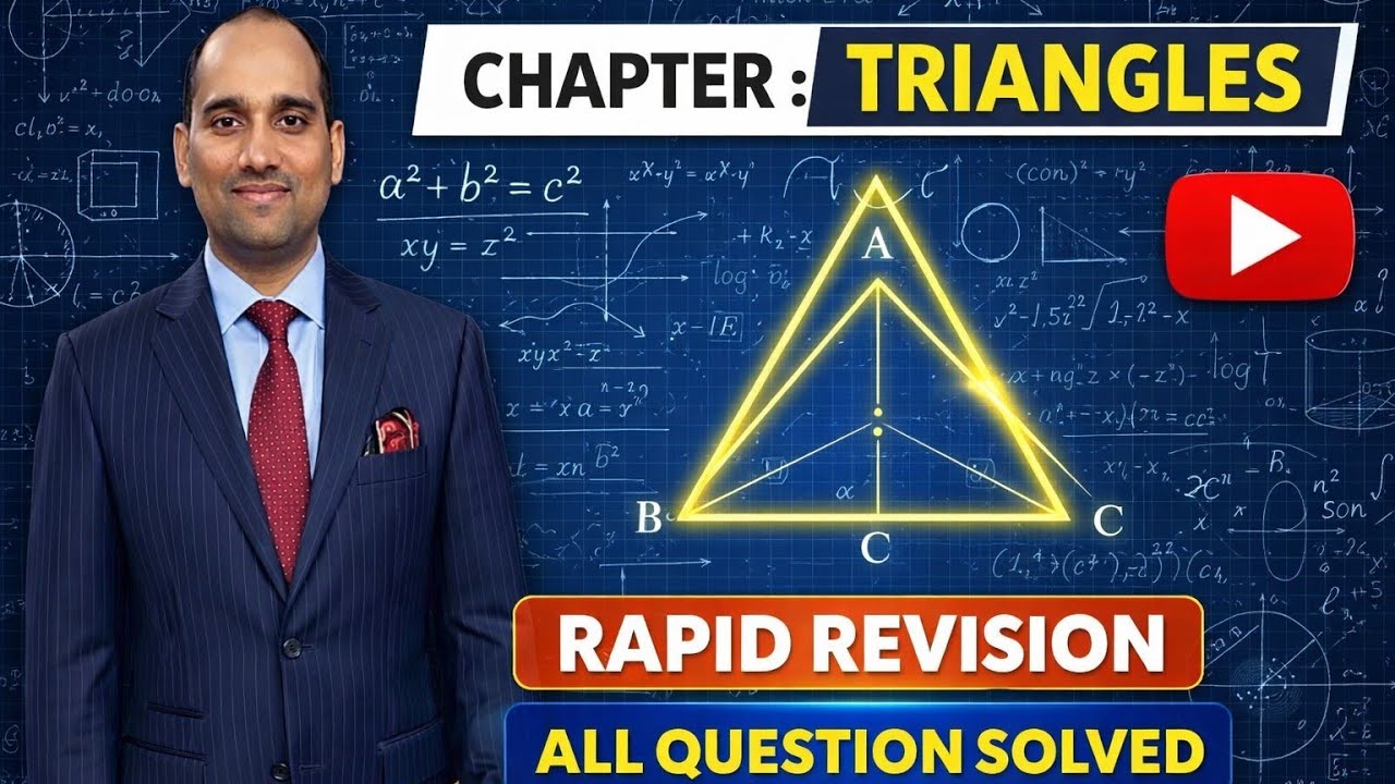 TRIANGLES FULL CHAPTER 😱 | Class 10 Maths CBSE | No Fear Before Boards!