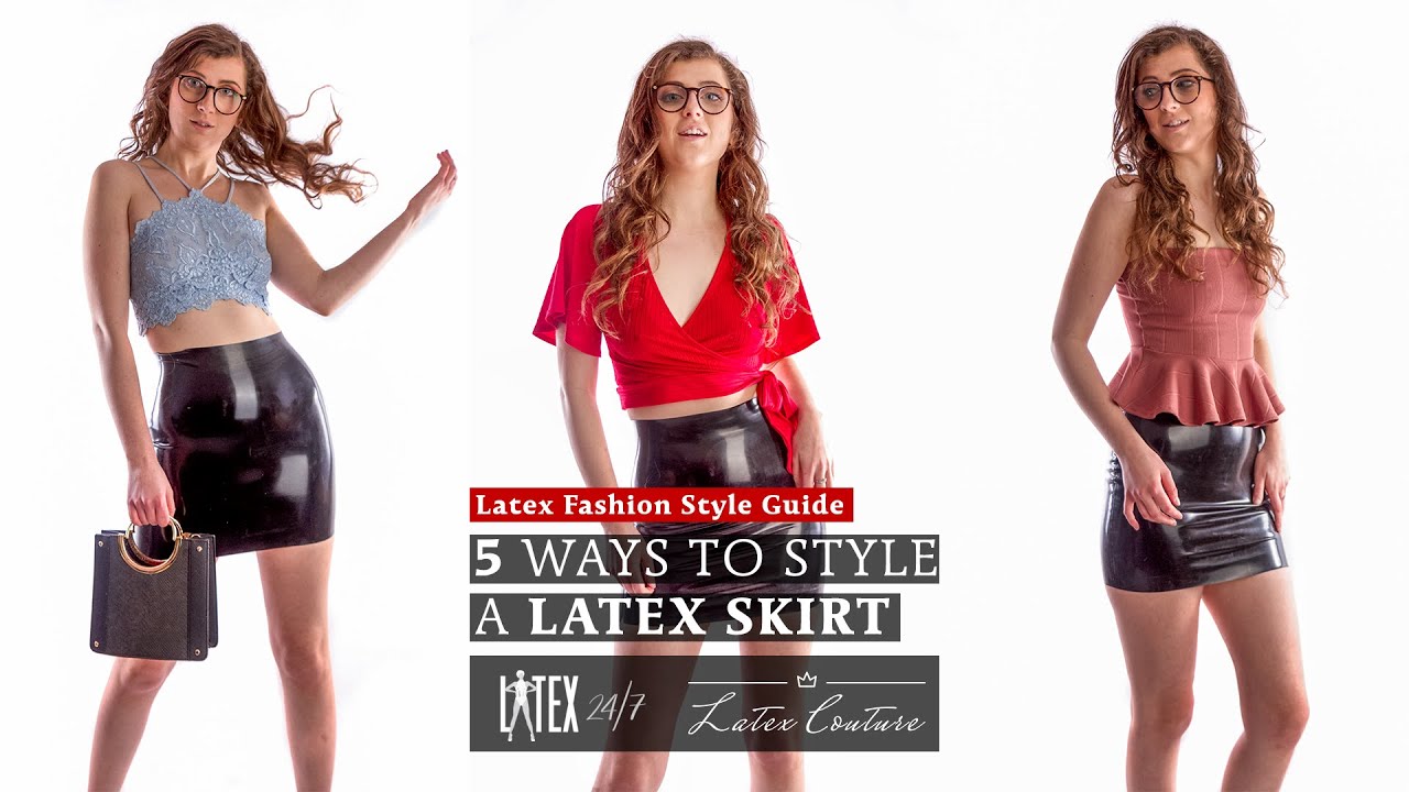 5 MUST SEE Ways to Style a Latex Skirt - Latex Fashion How To *GIVEAWAY* | Latex24/7