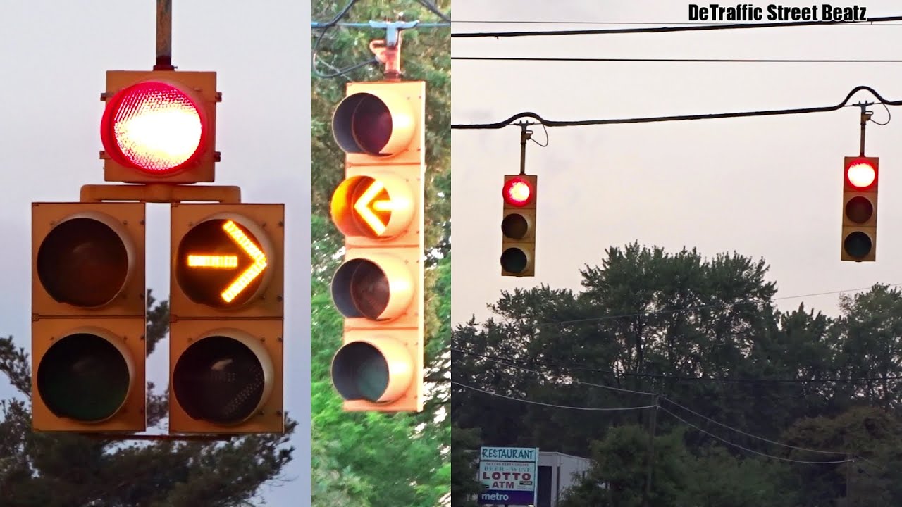 Dog House Traffic Lights & Flashing Yellow Arrow Signals | 9 Mile & Lahser