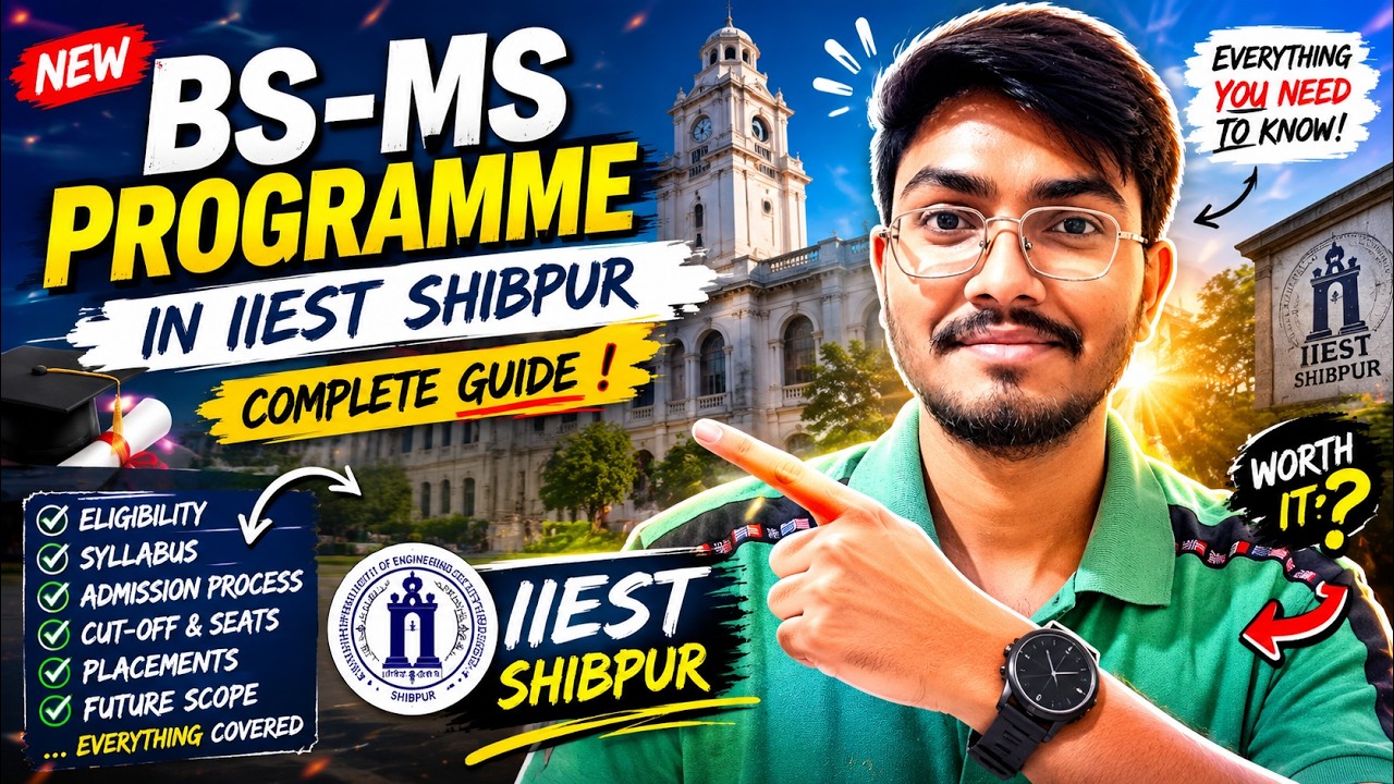 IIEST Shibpur Introduces BS-MS Programme 😱 | Everything You Need To Know!#iiestshibpur #iiest #BEC