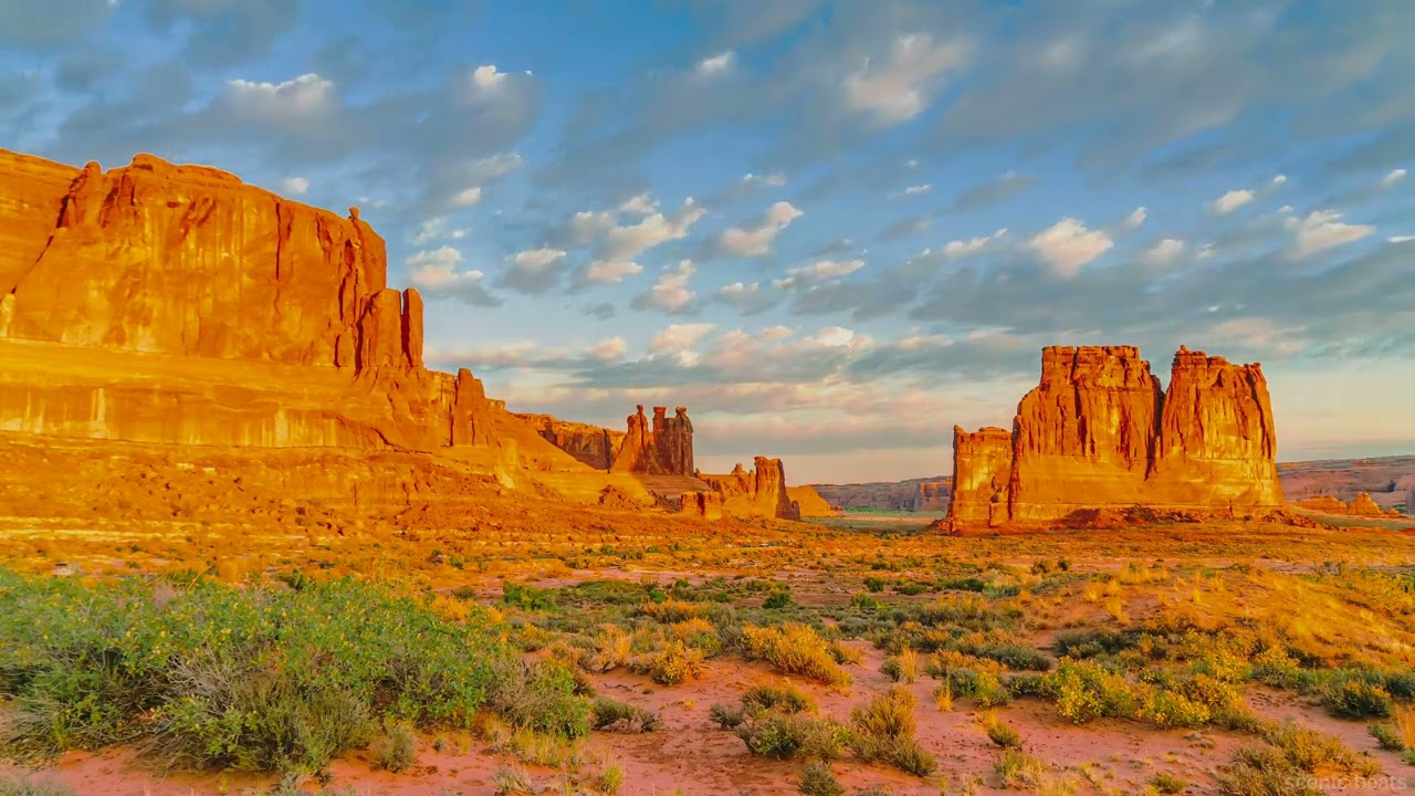 Utah. 4K Scenic Music Film.