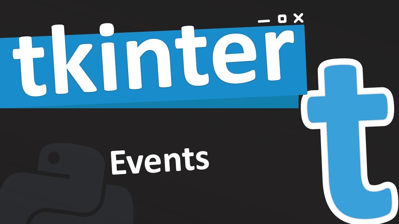 Понимание событий tkinter