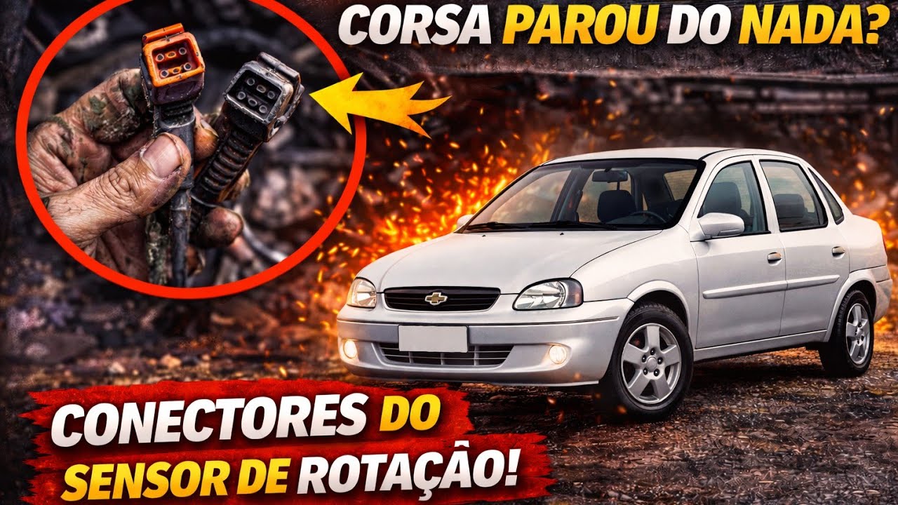 Corsa - parou do nada? Sensor de rotação!