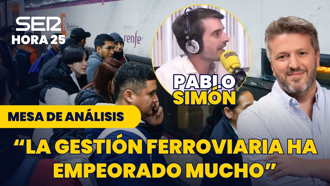 Pablo Simón, muy crítico contra la gestión ferroviaria en España en los últimos años