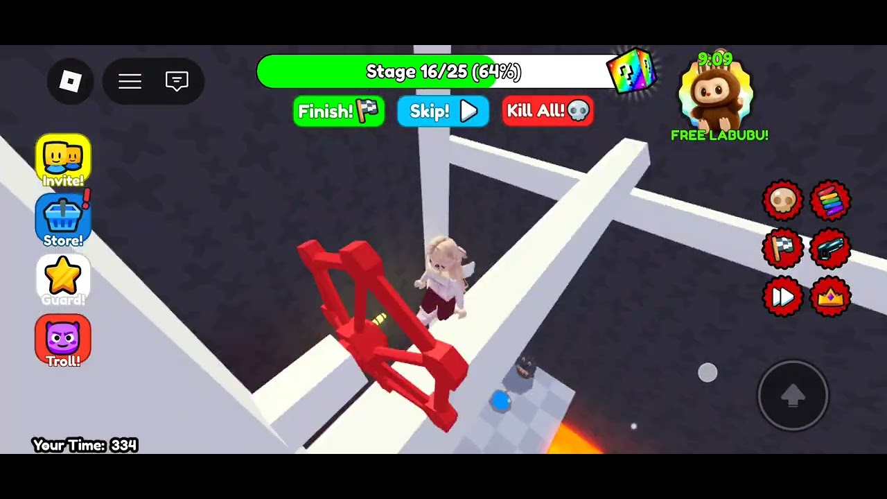 ROBLOX: secret labubu prison run obby (there was a glitch at the ending)