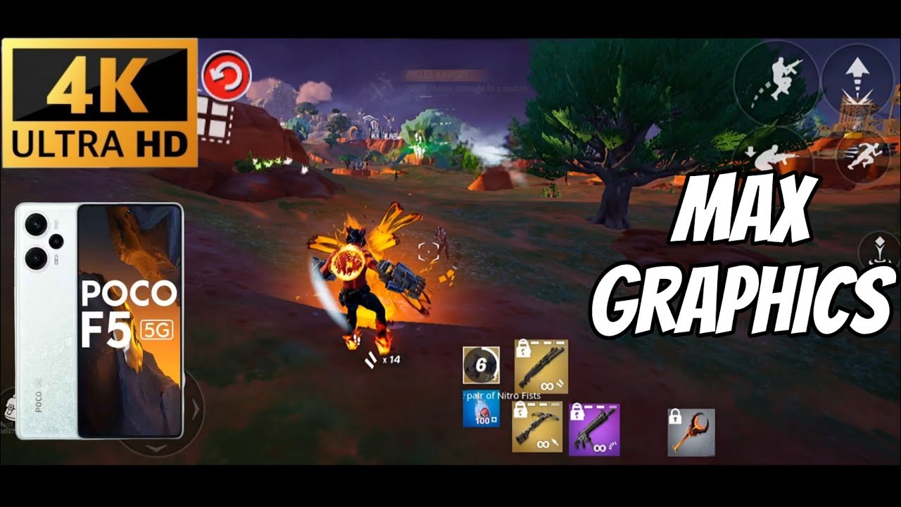 Fortnite Mobile MAX Graphics 60 FPS | Poco F5 New Season 🔥