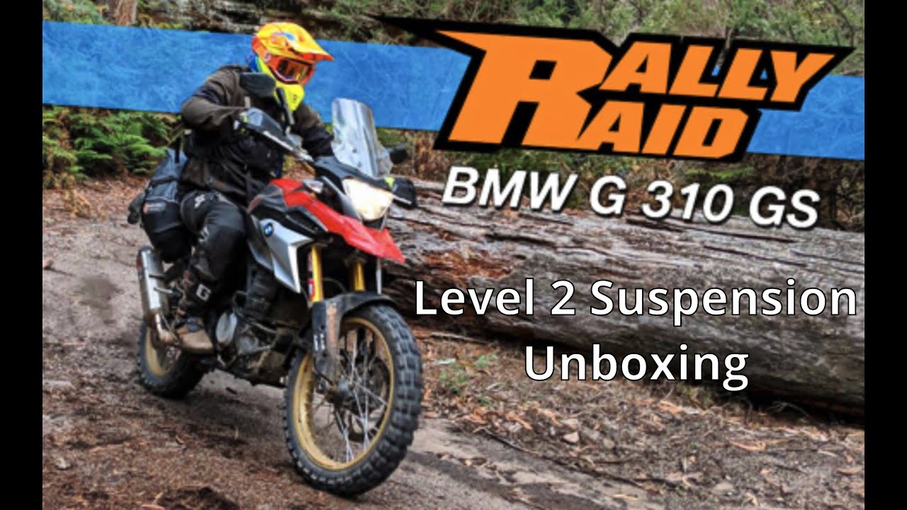 Is the BMW G310GS Rally Raid Level 2 suspension Worth it? Unboxing and First Impressions