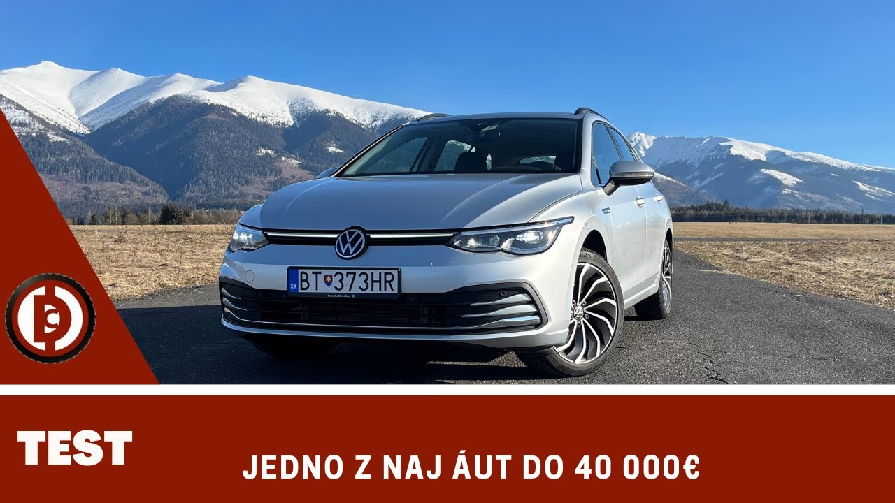 Jedno z NAJ áut do 40 000€. 2023 Volkswagen Golf 8 Variant 2.0 TDI TEST - Dominiccars.sk