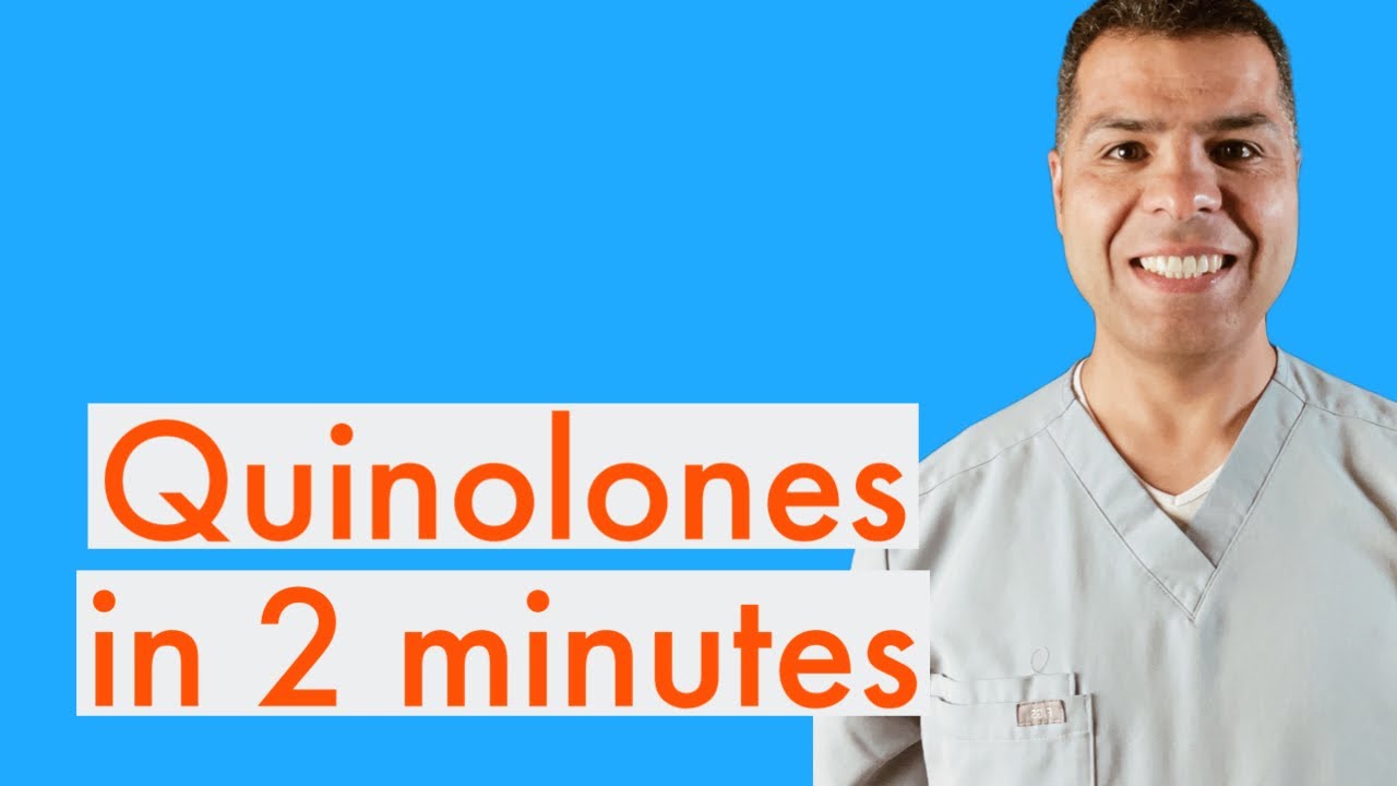 Quinolones antibiotics in clinical practice in less 2 minutes!