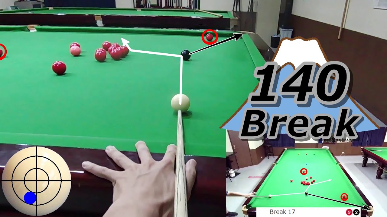 Snooker POV: Fuji 140 Break! (No.5)