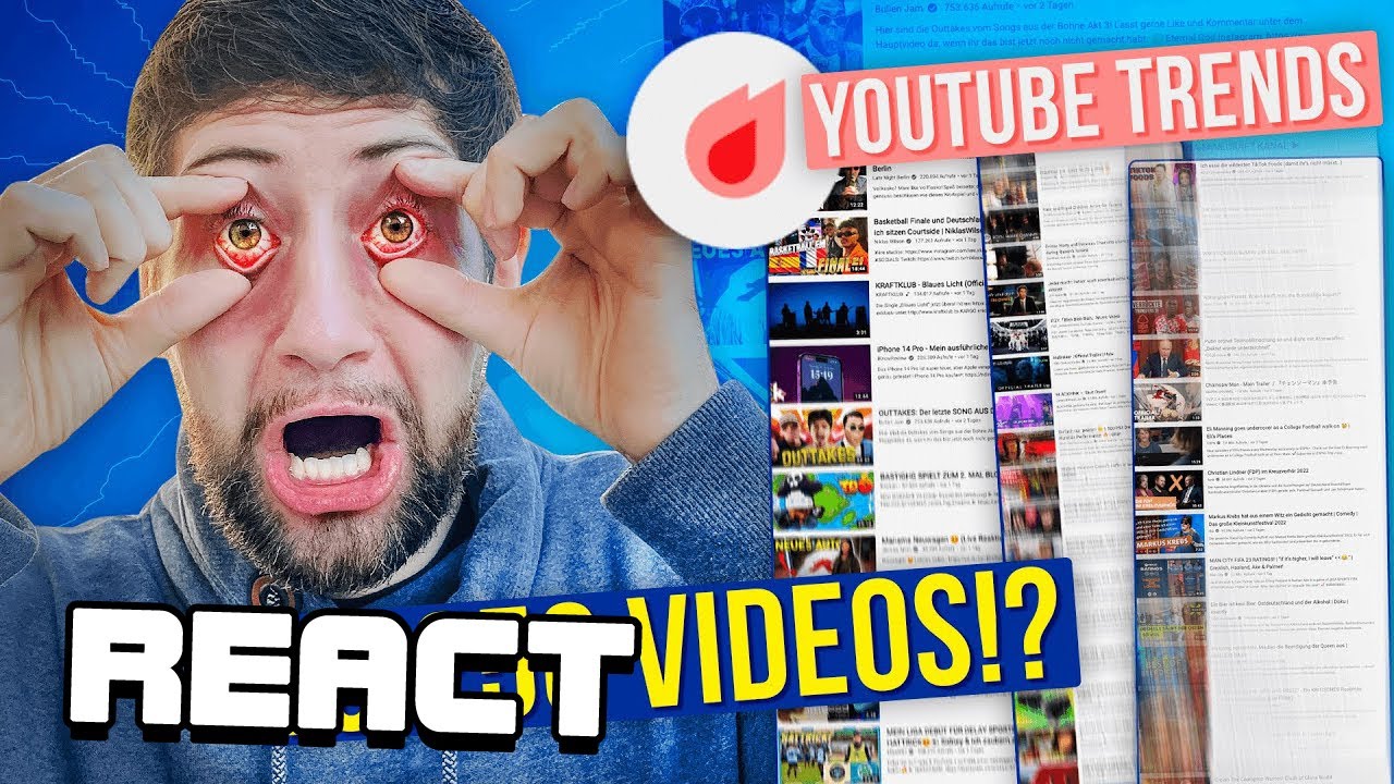 React: Ich habe ein Jahr JEDES Video in den Trends geguckt