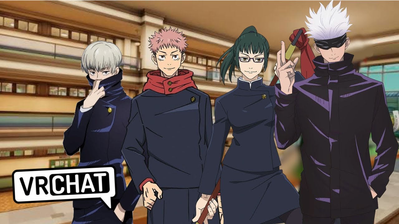 Jujitsu Kaisen Vrchat school bloopers