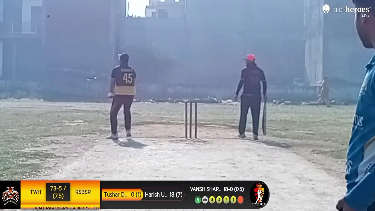 Royal Stars ( B S R) vs The Wild Hunters live cricket match | BGT 11.0 - BORDER GAWASKAR TROPHY live