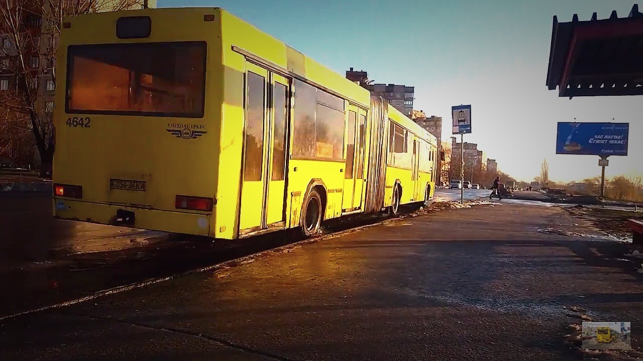 Маз 105.#4642. Маршрут №101.Киев/ Maz 105, #4642, Line 101, Kyiv