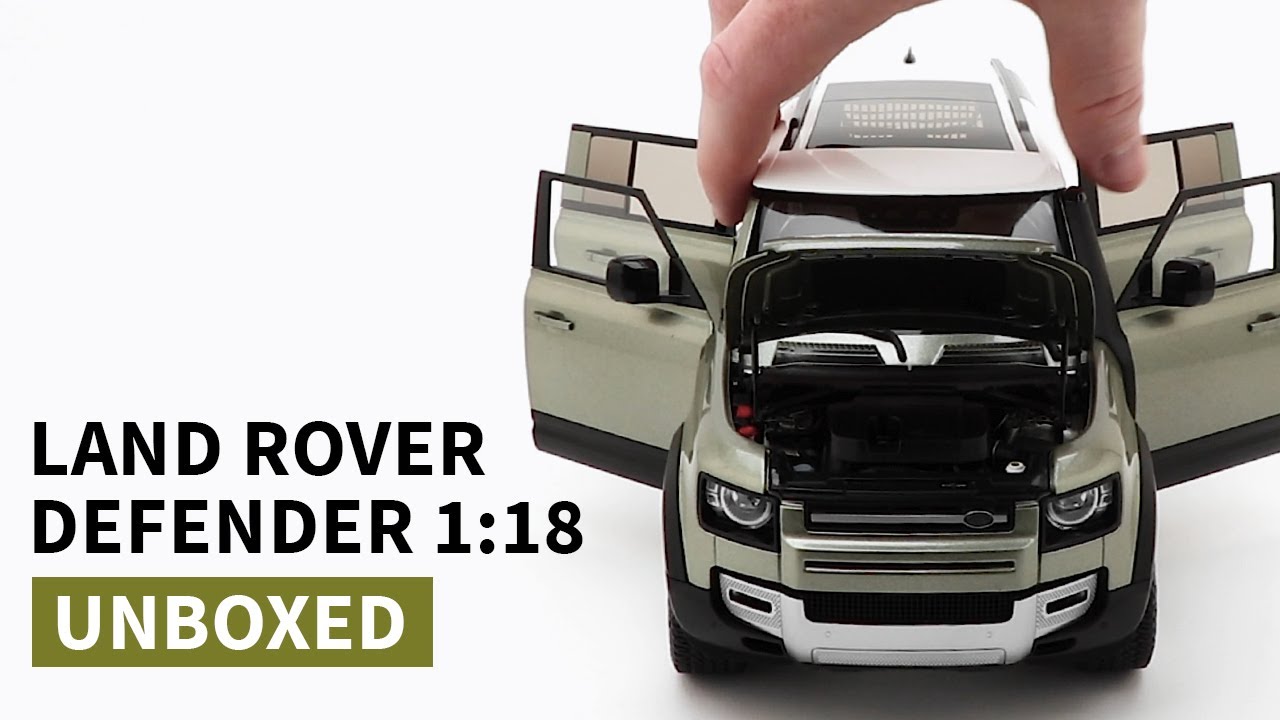 Unboxing the brand-new Land Rover Defender 110 1:18