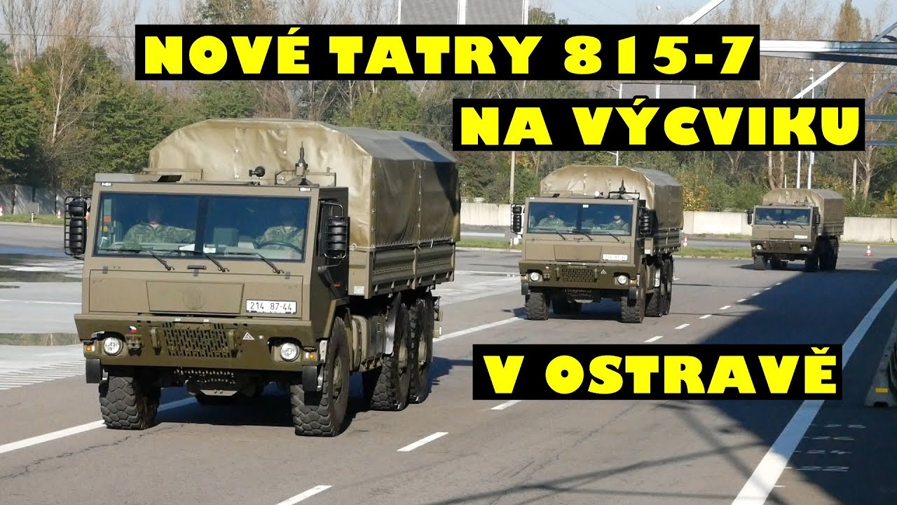 TATRA 815-7 / Nové TATRY 815-7 od 71. mechanizovaného praporu na výcviku v Ostravě!