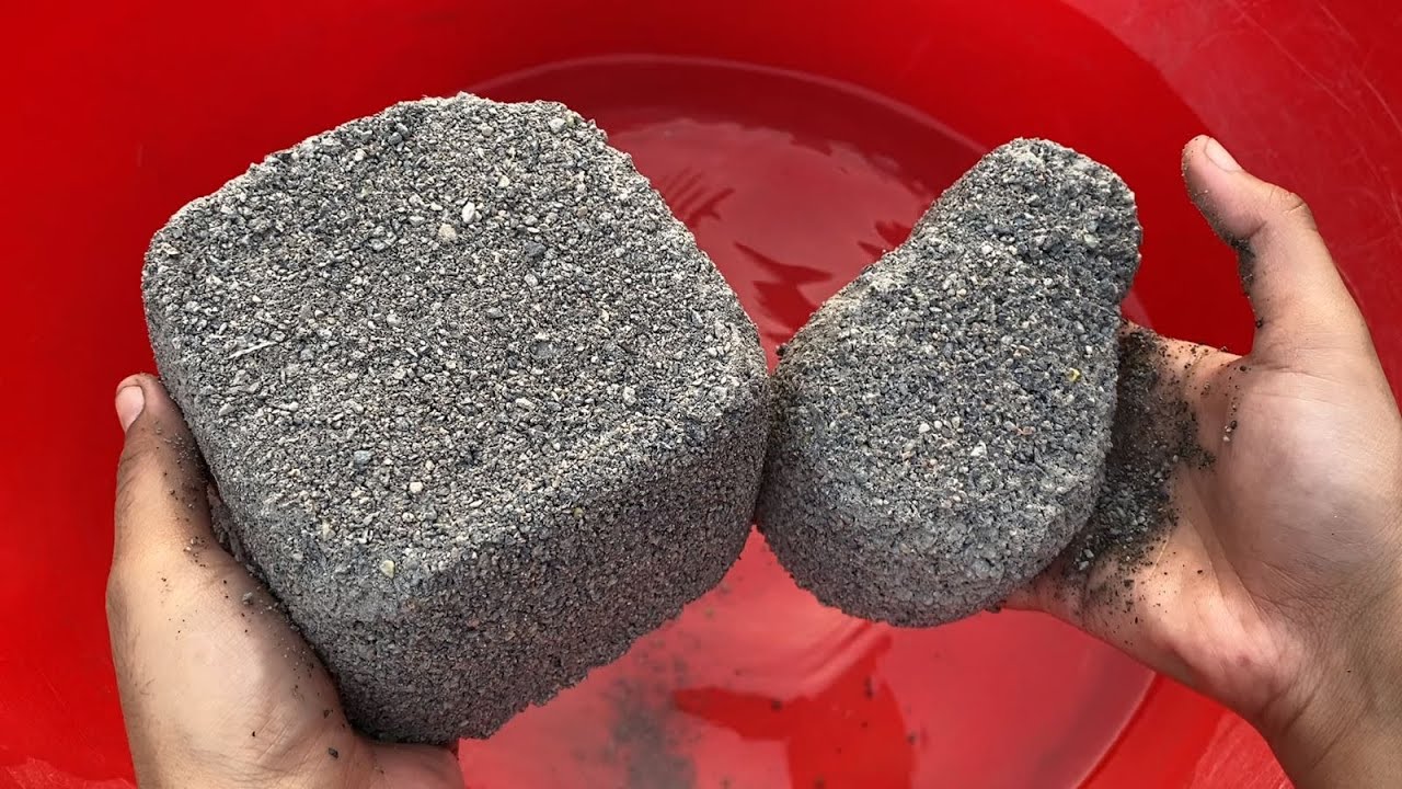 ASMR black stone crushes sand water crumbling 🥴happy 1k complete my RS Vlogs channel&3k RS craving😍