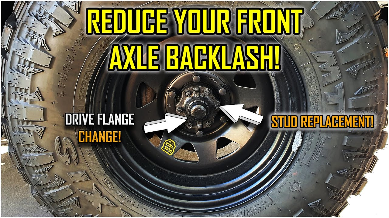 DIY: Toyota Landcruiser 80 Series // Full-Time 4WD Axle Drive Flange Change & Stud Replacement