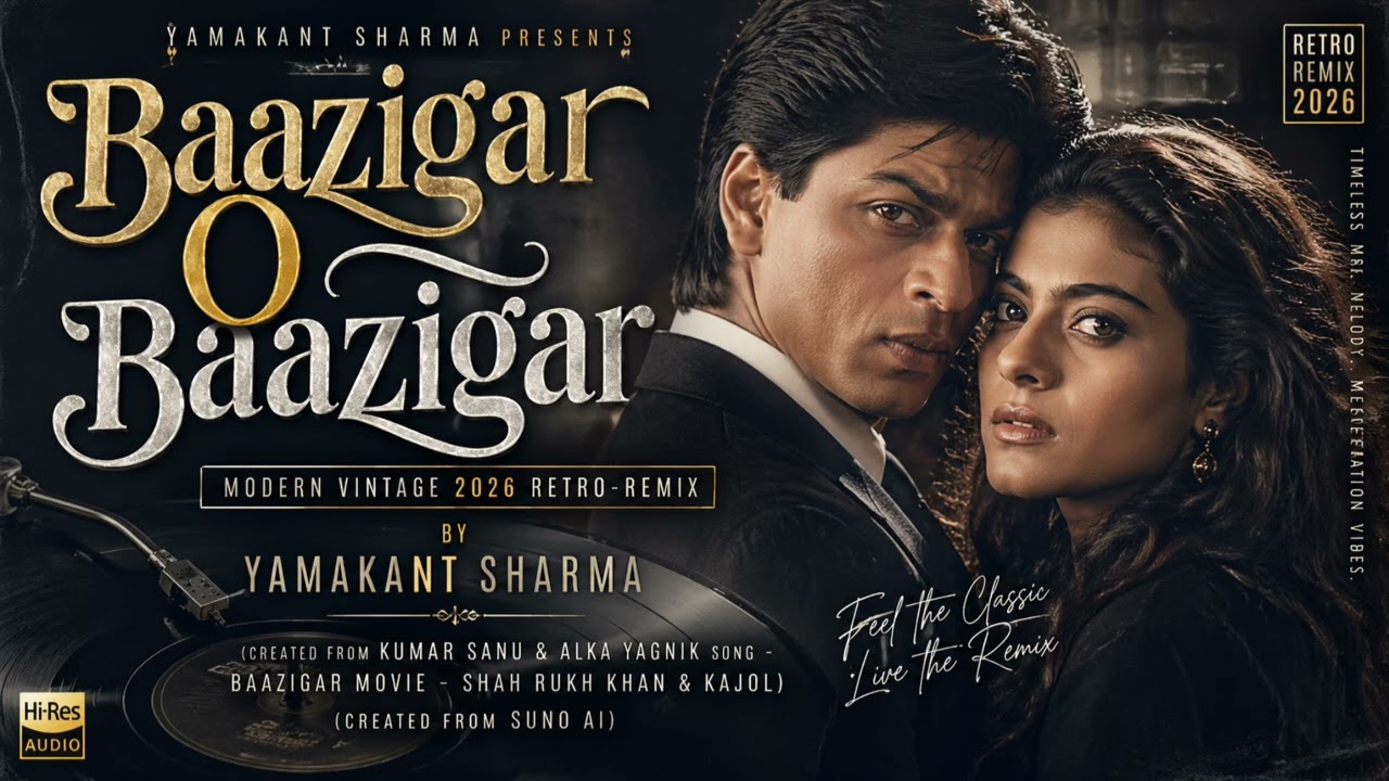🎧 Baazigar O Baazigar (Modern Vintage 2026 Retro-Remix) by Yamakant Sharma