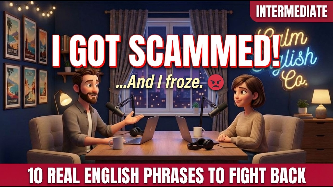 They Scammed Me! 😡 10 English Phrases to Fight Back & Report It