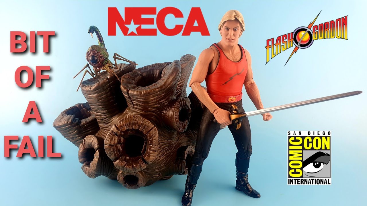 NECA FLASH GORDON WOOD BEAST CHALLENGE SDCC 24 UNBOXING REVIEW @Returnoftherocketman