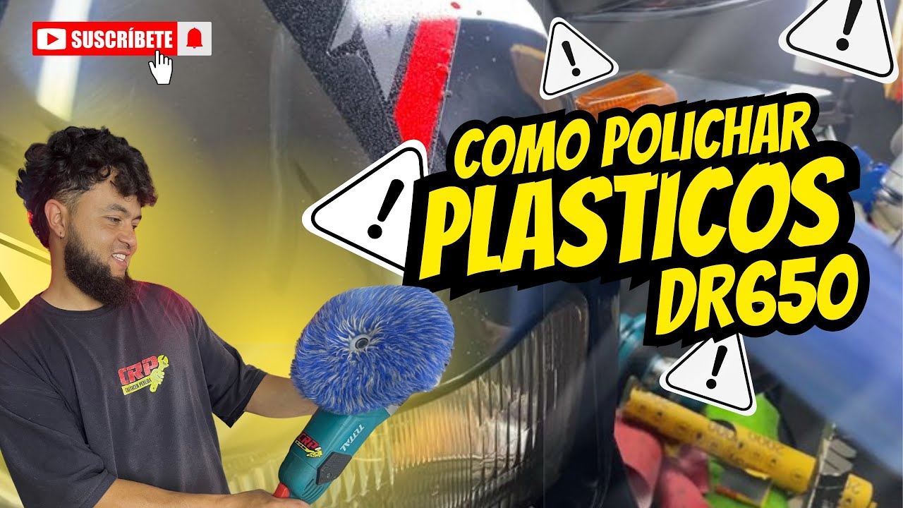 CÓMO POLICHAR PLASTICOS DE UNA DR650 💎👌🏾🎮✅