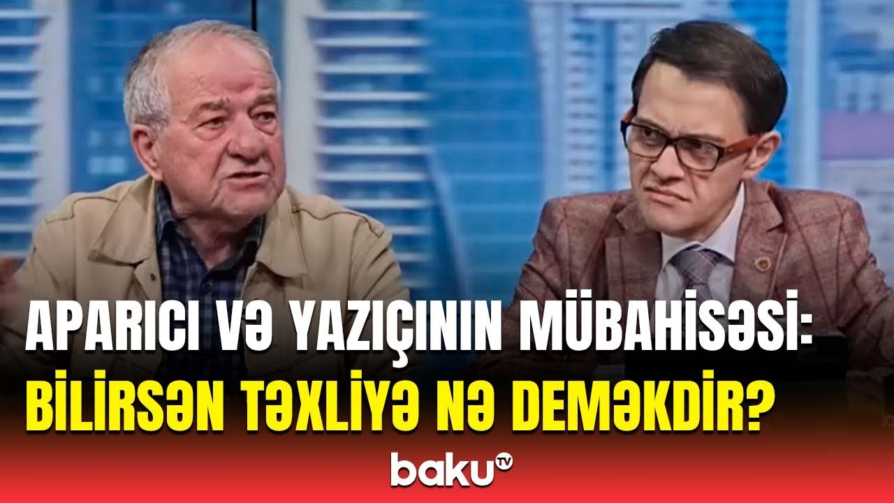 “Deyir ki, Messi yerə yıxıldı, göyə yıxılan var?” - Efirdə gərgin anlar
