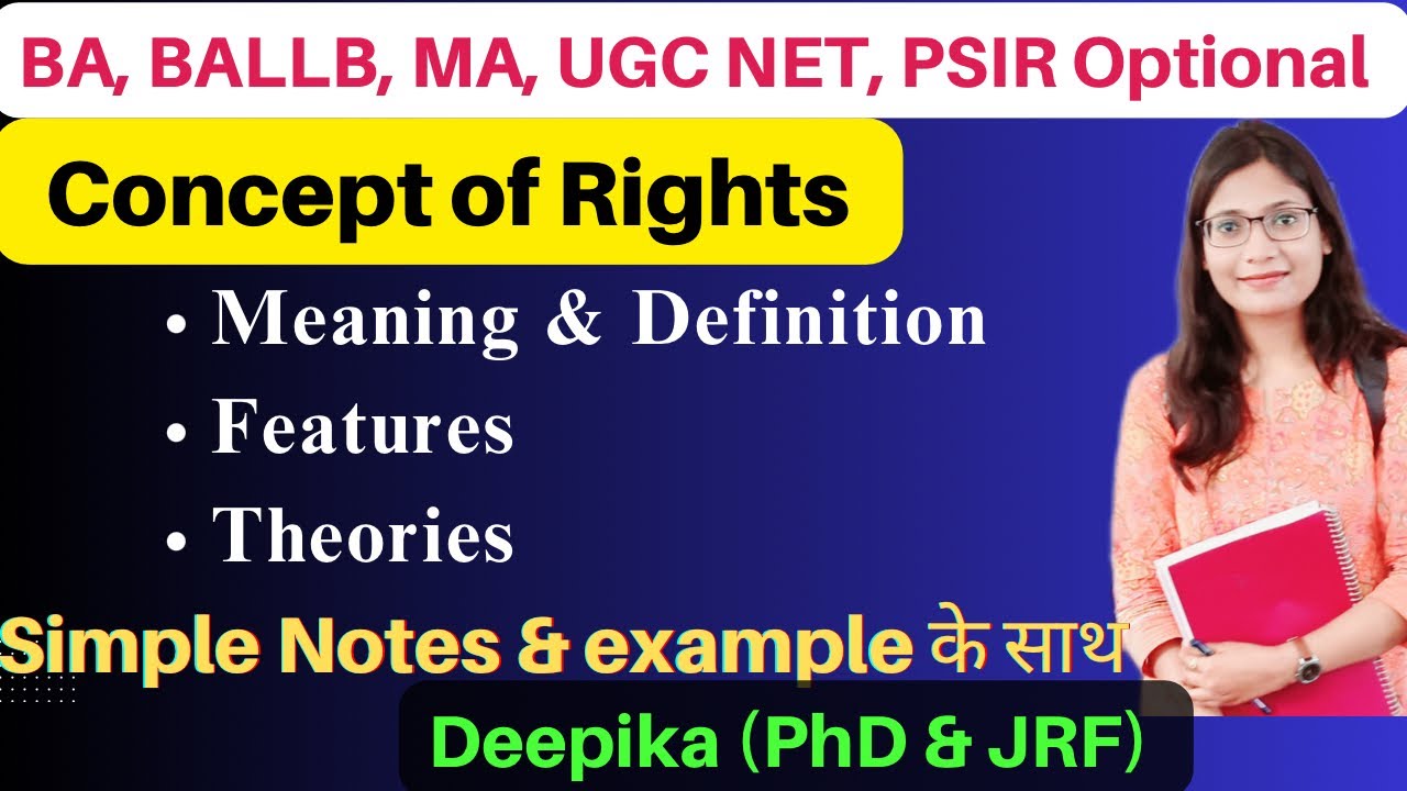 Rights in Political Theory || Concept of rights