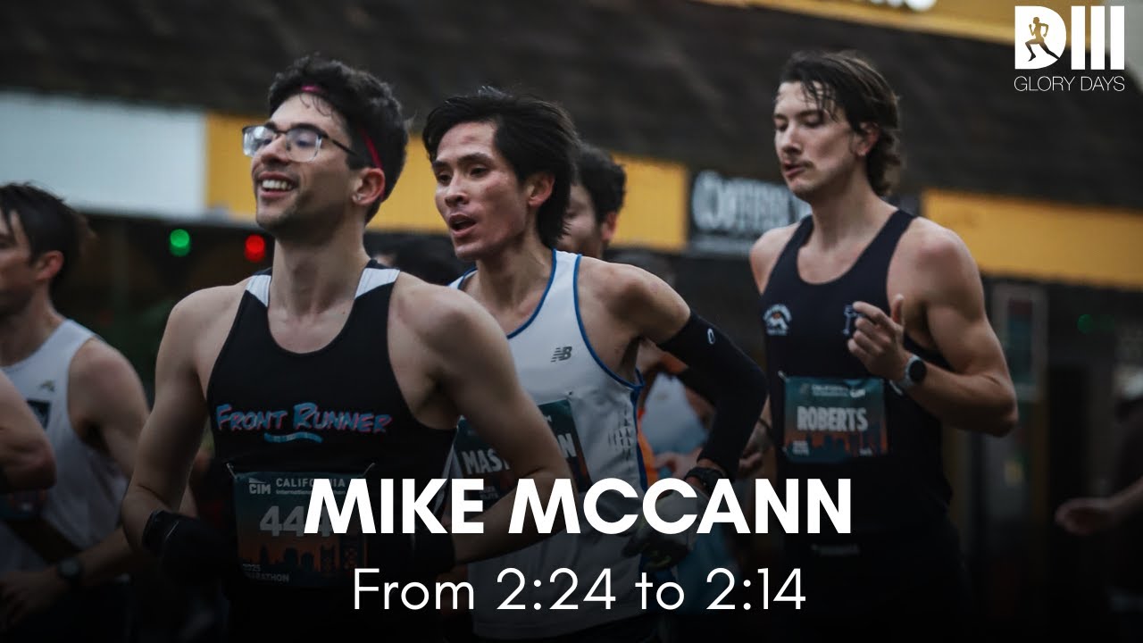 Mike McCann goes from 2:24 to 2:14 Marathon!