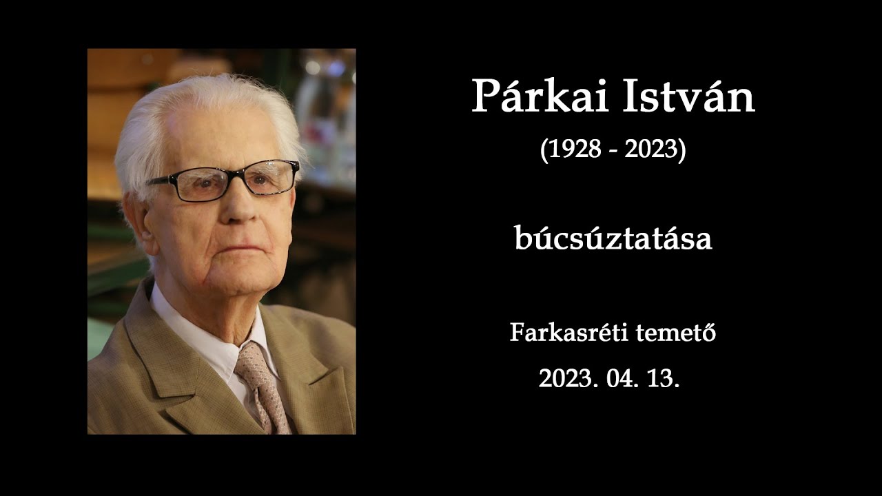 Párkai István búcsúztatása