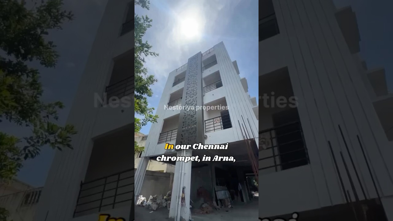 Brand new 2 bhk & 3 Bhk apartment for sale at Chennai, Chrompet hasthinapuram contact: 📞 8148138167