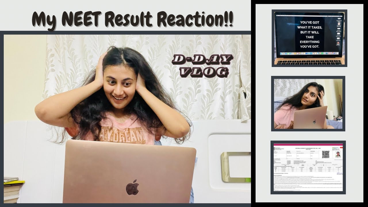 My NEET2022 Result Reaction! I CRACKED IT! D-Day vlog.*excited,funny,real*#neetresult #neetaspirant
