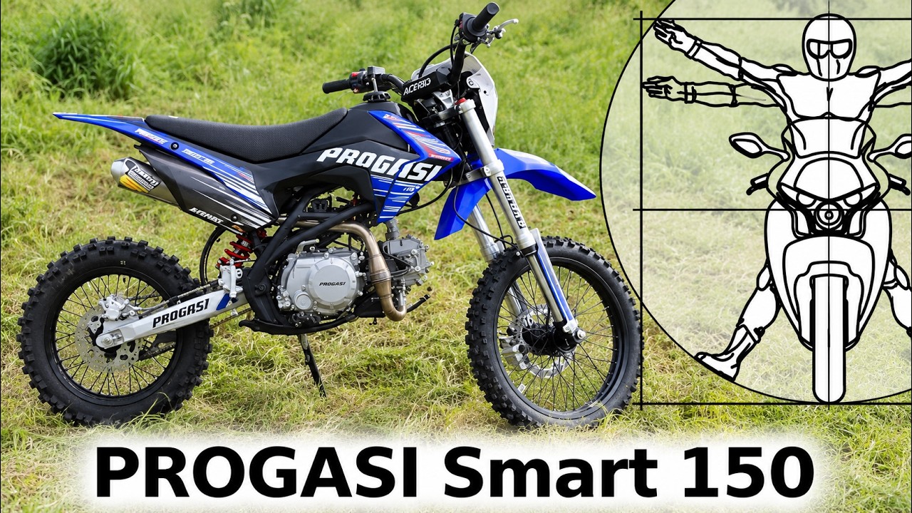 Обновленный питбайк PROGASI Smart 150 2023. Тест-драйв и обзор Григория Алёшина
