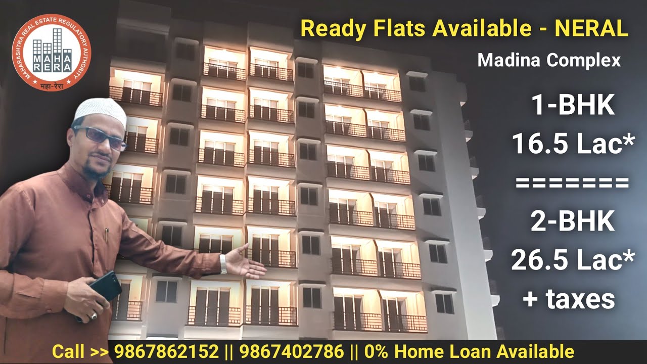 1-BHK Starts From 16.5 Lac + taxes | Ready Flats in Madina Complex 