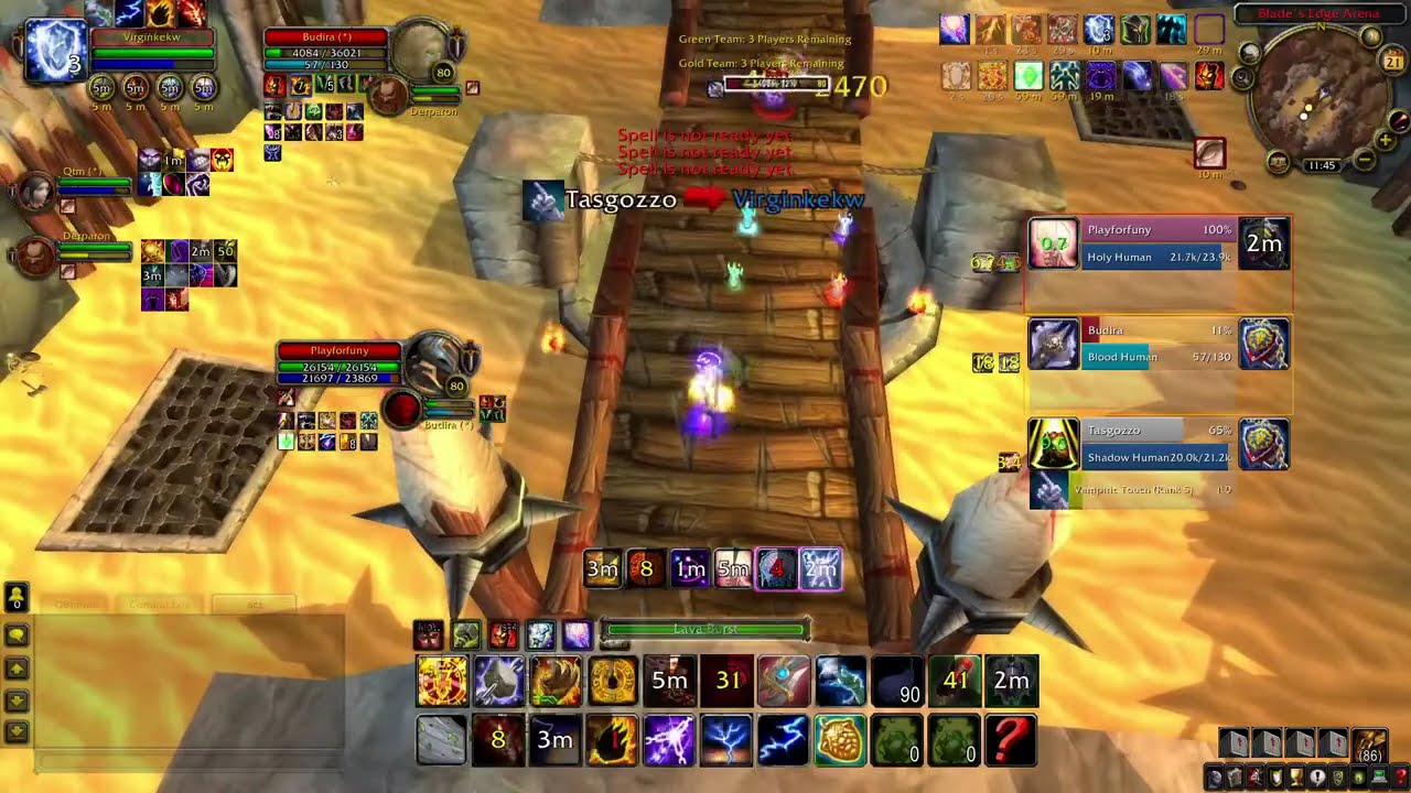 2.6 Elemental Shaman 3.3.5 WOTLK 3v3 Soloq Arenas Warmane pt.13